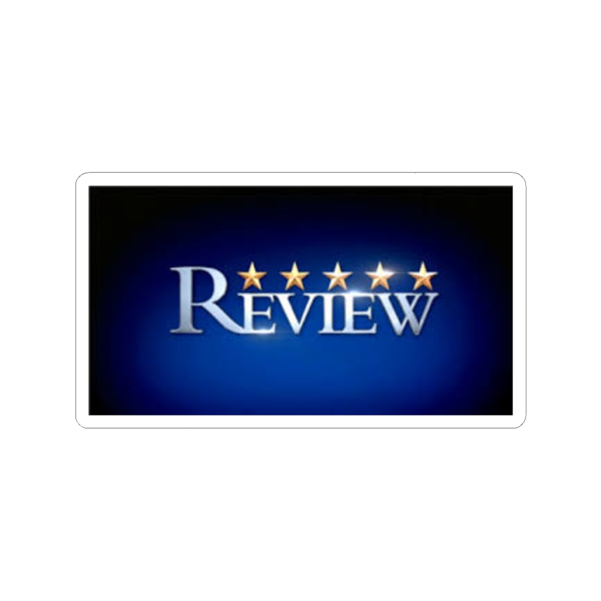 Review Sticker Stickers - alternate angle 2, merchandise