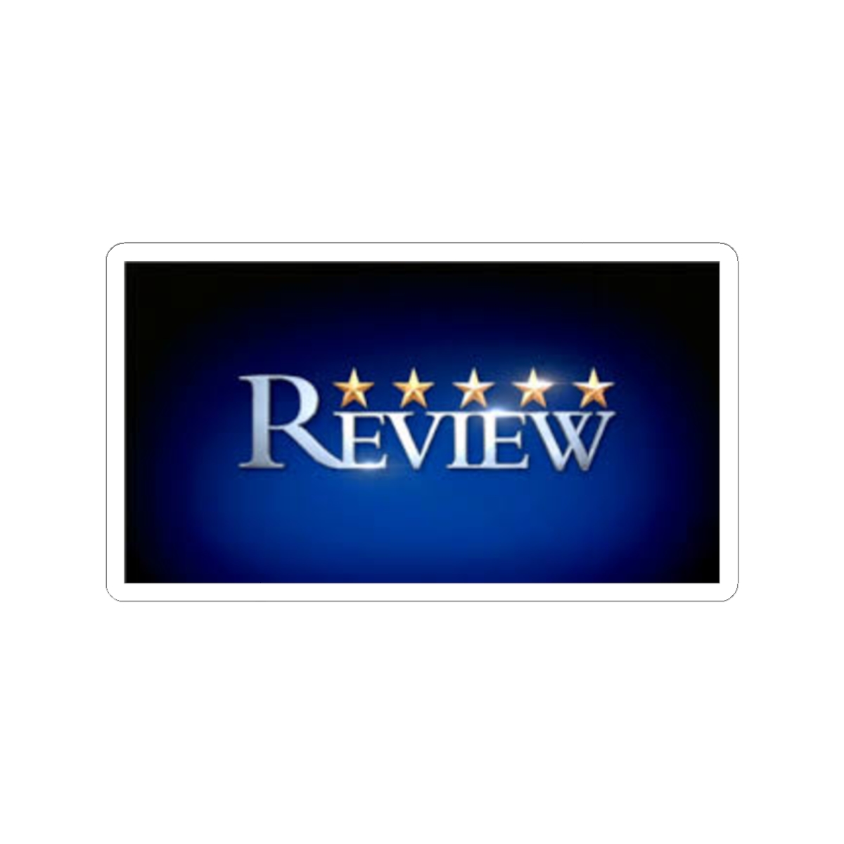 Review Sticker Stickers