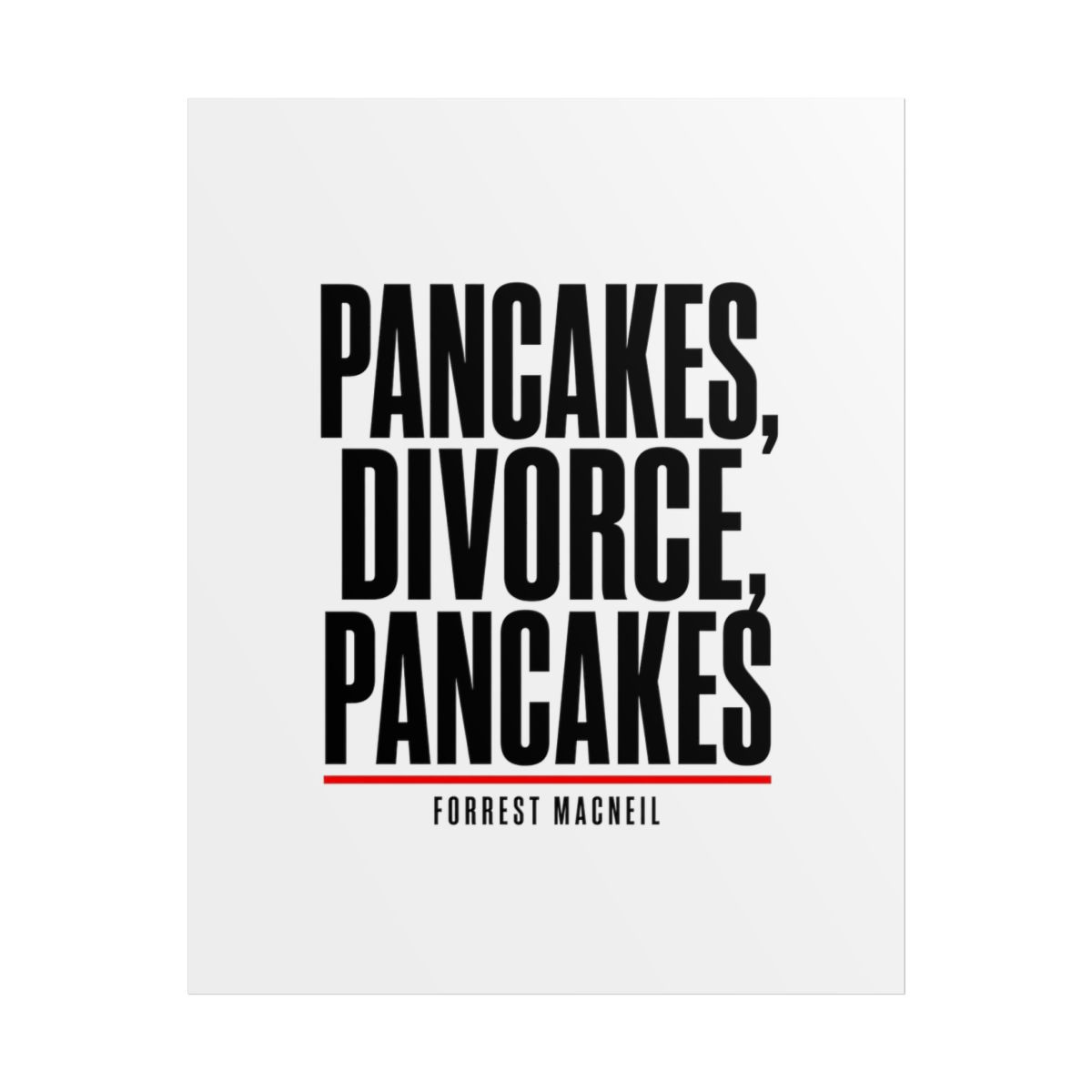 Review "Pancakes, Divorce, Pancakes" Poster